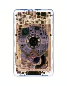 Ipod coloured X-ray artwork